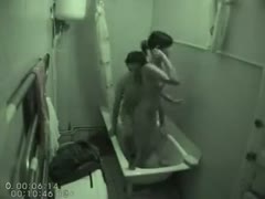 My skinny girlfriend was unaware of my concealed livecam in the bathtub.